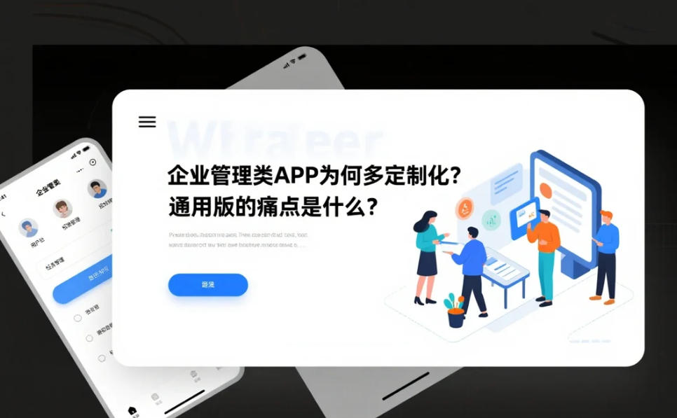 企業(yè)管理類APP為何多定制化,通用版的痛點(diǎn)是什么?