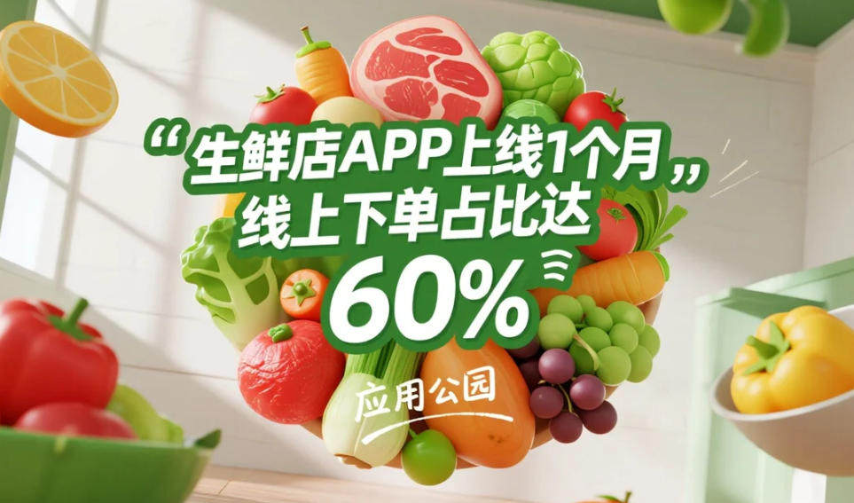 生鮮店APP上線1個月,線上下單占比達60%!