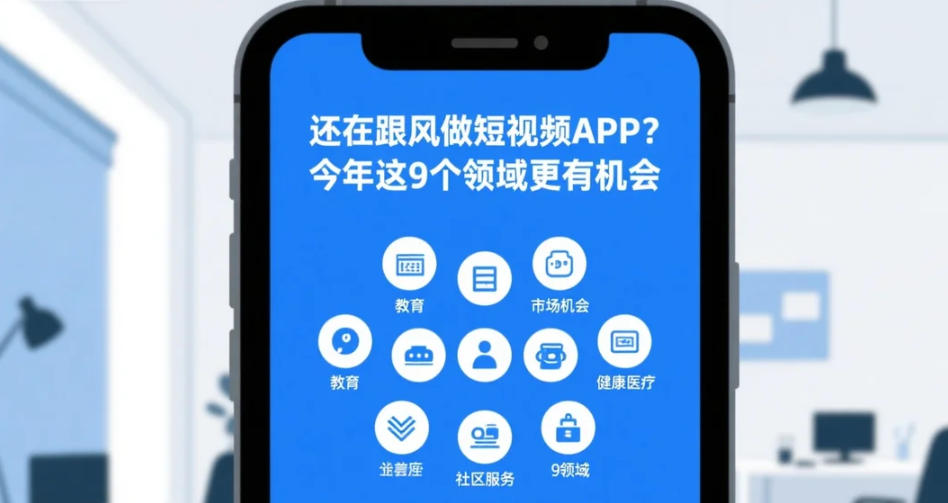 還在跟風(fēng)做短視頻APP,今年這9個(gè)領(lǐng)域更有機(jī)會(huì)!