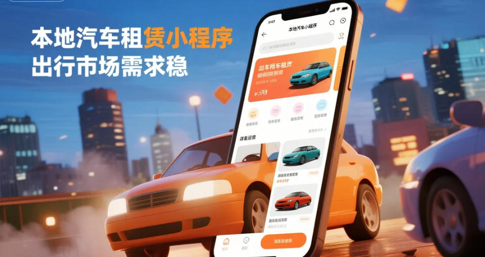 本地汽車租賃小程序,出行市場需求穩(wěn)!
